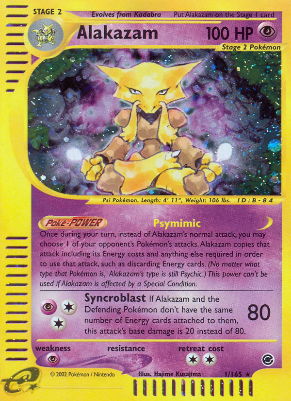 Alakazam (1/165) [Expedition: Base Set] | Black Swamp Games