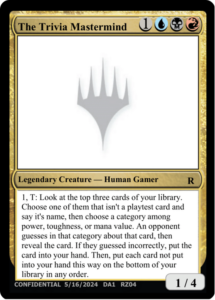 The Trivia Mastermind [Unknown Event] | Black Swamp Games