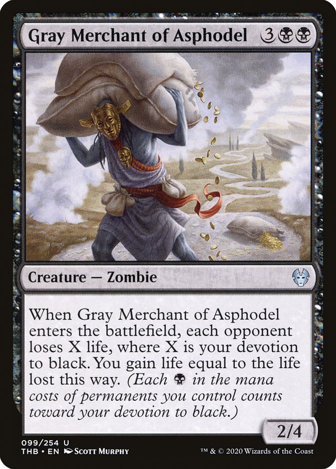 Gray Merchant of Asphodel [Theros Beyond Death] | Black Swamp Games