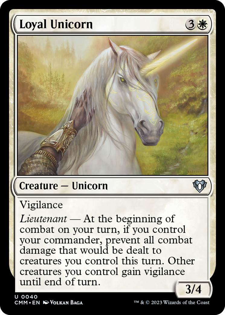 Loyal Unicorn [Commander Masters] | Black Swamp Games