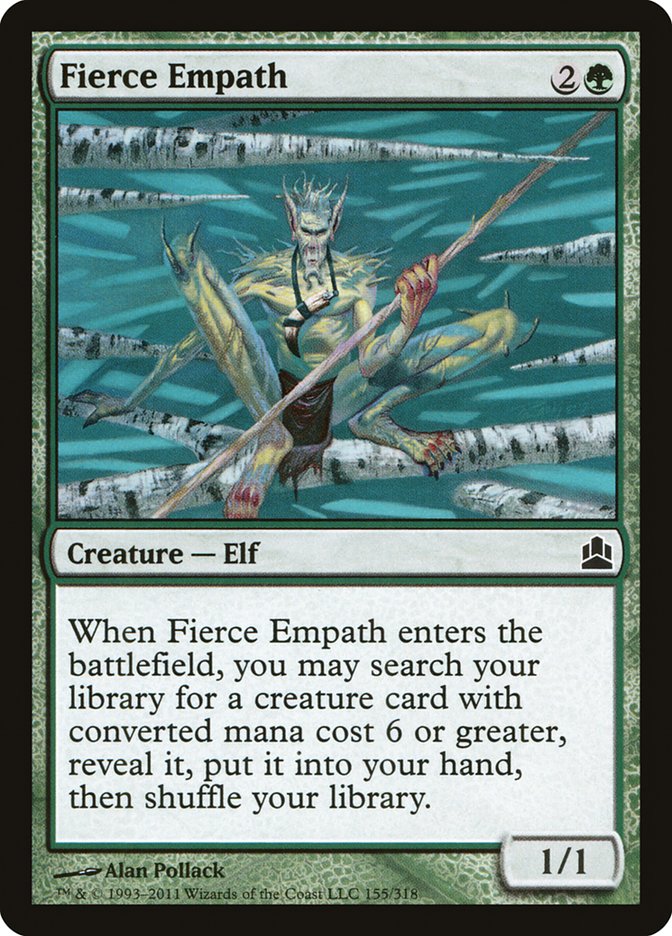 Fierce Empath [Commander 2011] | Black Swamp Games