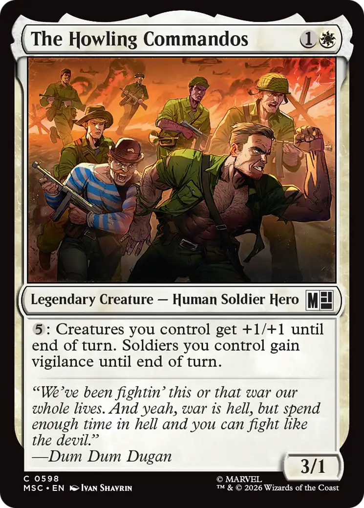 The Howling Commandos [Marvel Super Heroes Commander] | Black Swamp Games
