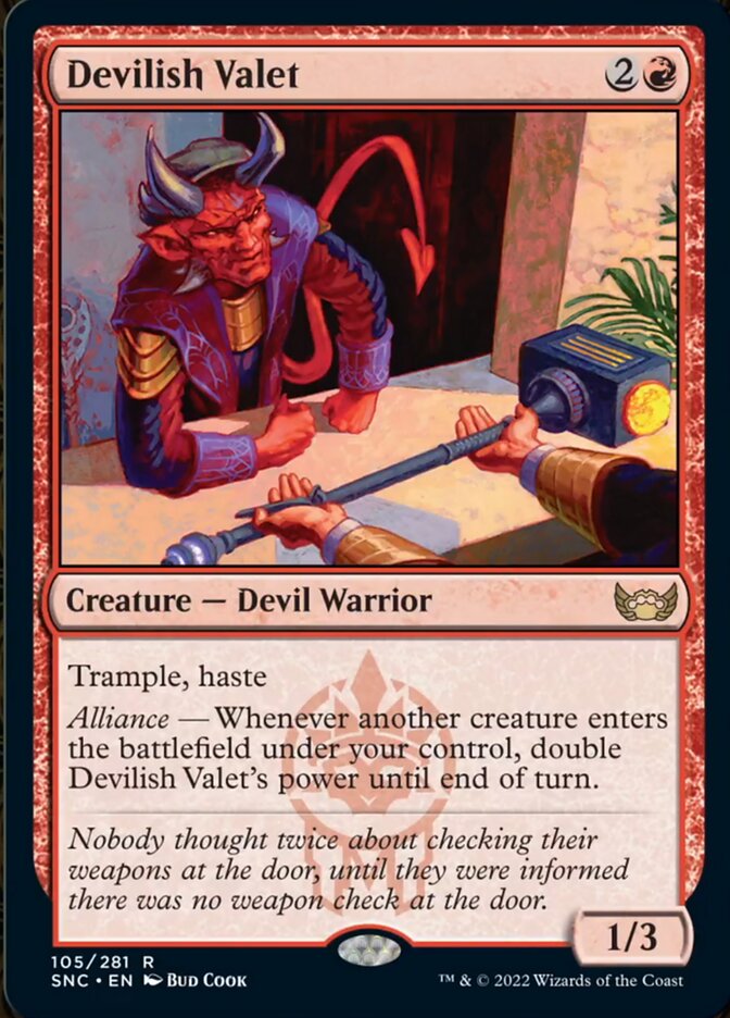 Devilish Valet [Streets of New Capenna] | Black Swamp Games