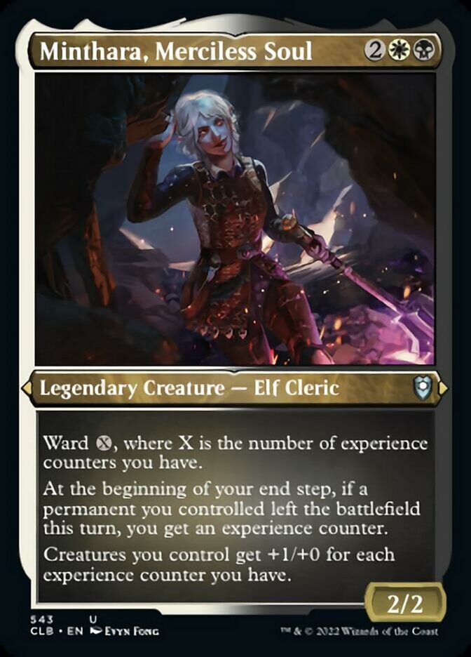 Minthara, Merciless Soul (Foil Etched) [Commander Legends: Battle for Baldur's Gate] | Black Swamp Games