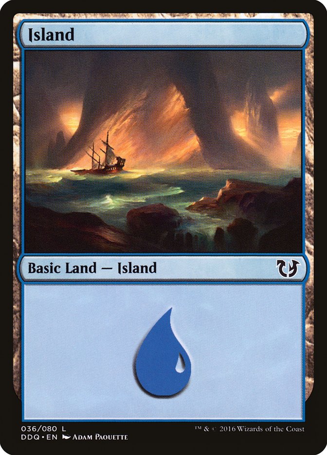 Island (36) [Duel Decks: Blessed vs. Cursed] | Black Swamp Games