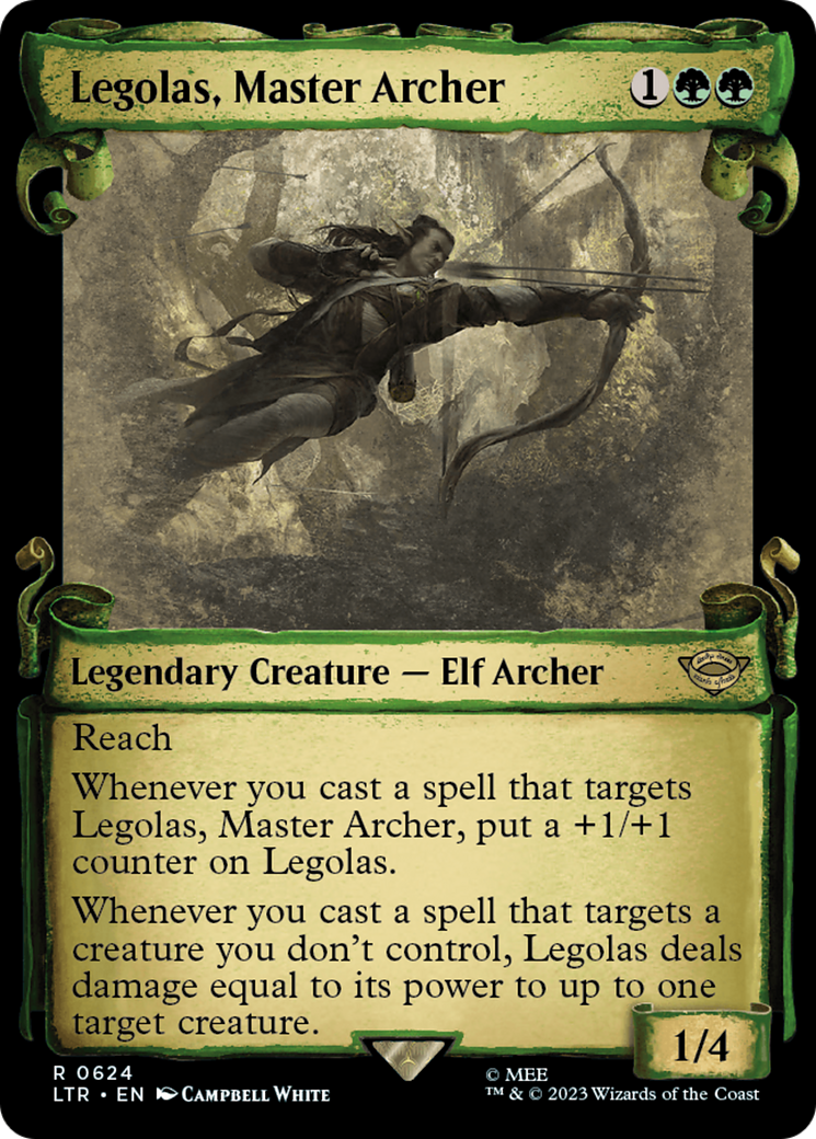 Legolas, Master Archer [The Lord of the Rings: Tales of Middle-Earth Showcase Scrolls] | Black Swamp Games