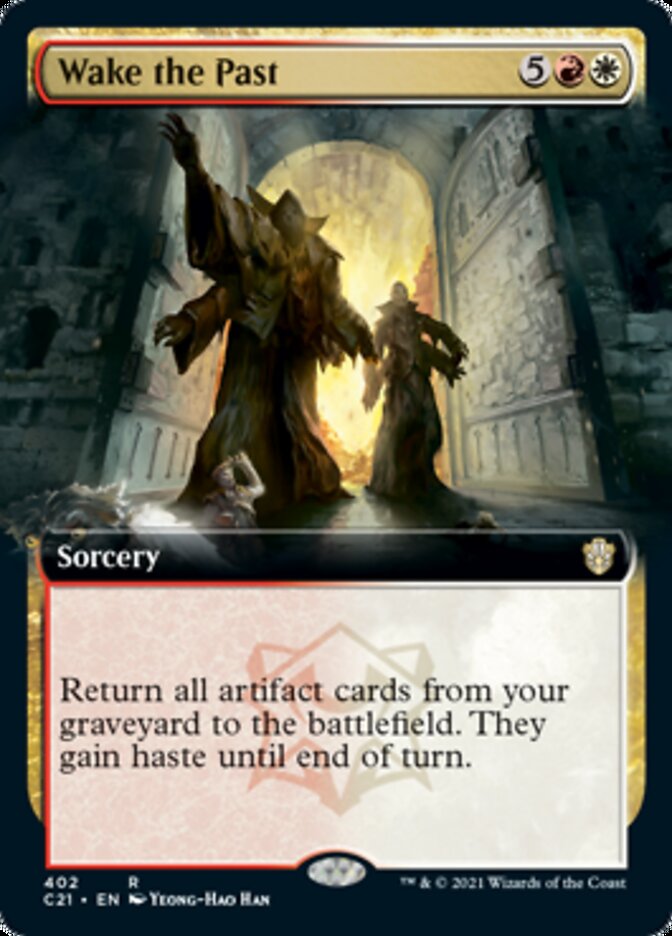 Wake the Past (Extended Art) [Commander 2021] | Black Swamp Games