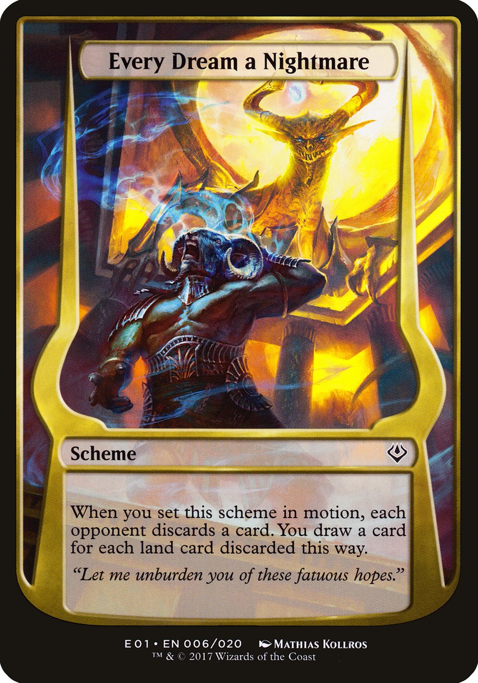 Every Dream a Nightmare (Schemes) [Archenemy: Nicol Bolas Schemes] | Black Swamp Games