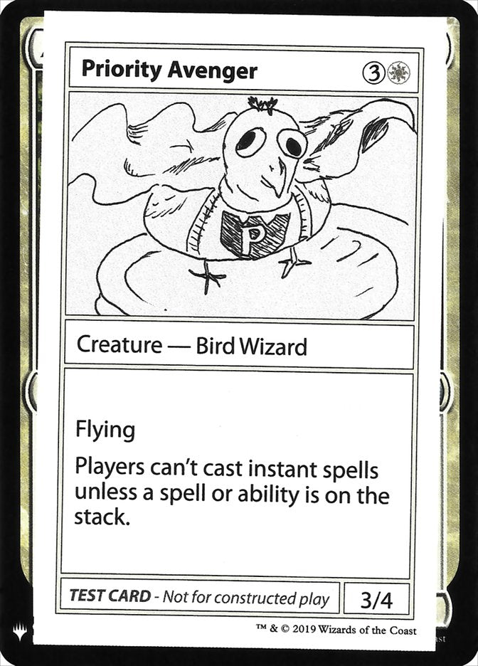 Priority Avenger [Mystery Booster Playtest Cards] | Black Swamp Games