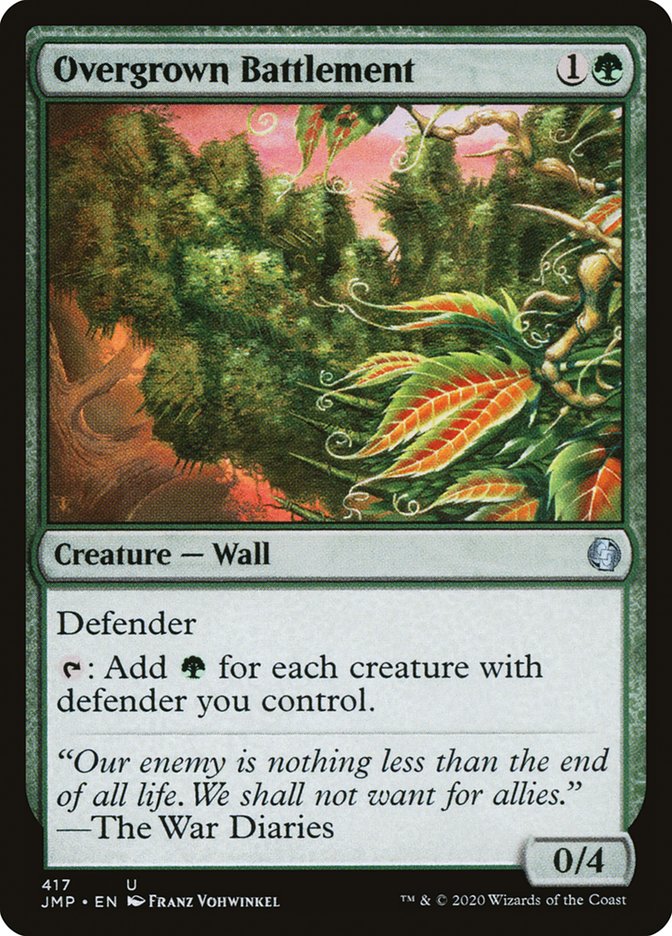 Overgrown Battlement [Jumpstart] | Black Swamp Games