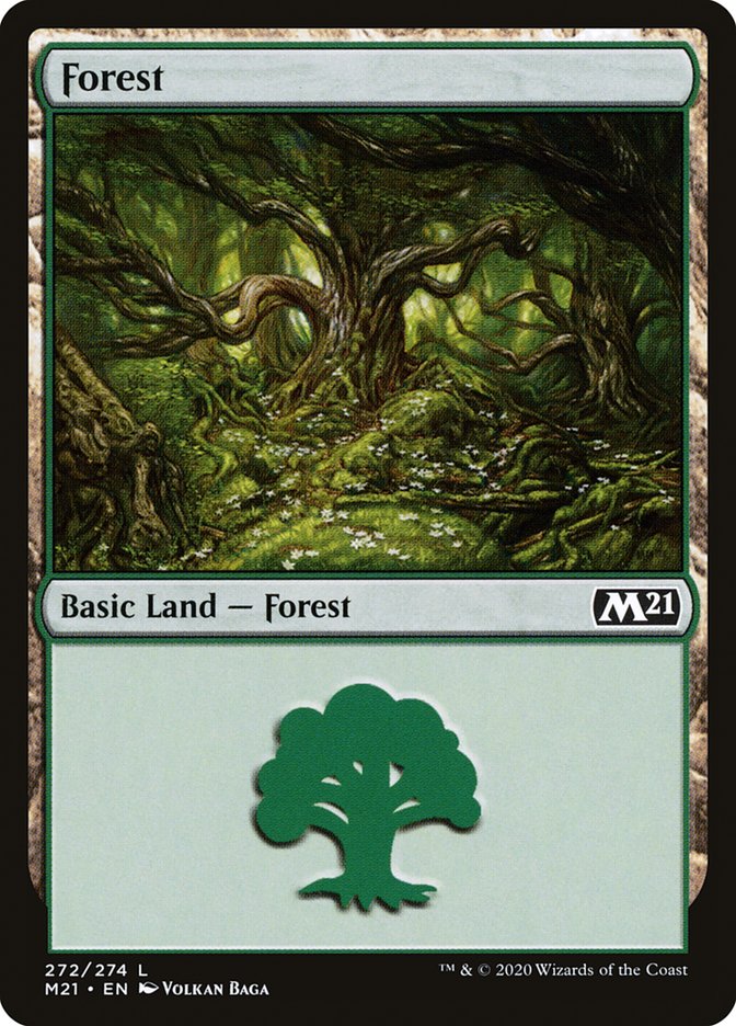 Forest (272) [Core Set 2021] | Black Swamp Games