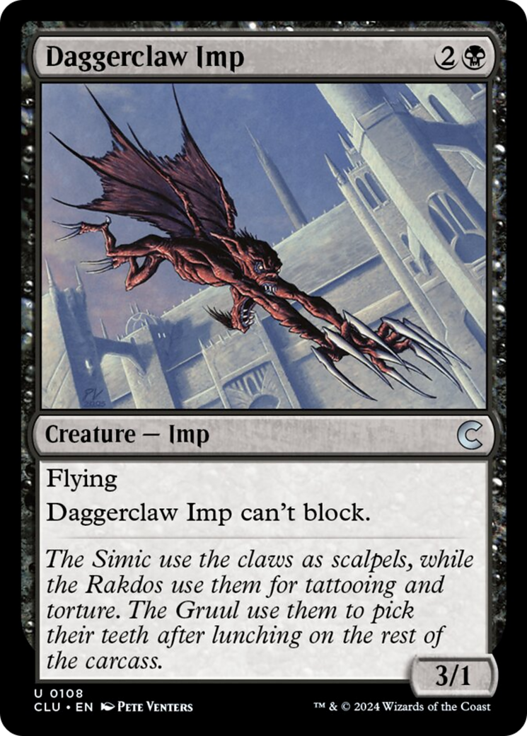 Daggerclaw Imp [Ravnica: Clue Edition] | Black Swamp Games