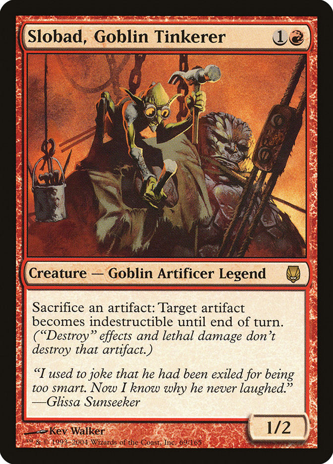 Slobad, Goblin Tinkerer [Darksteel] | Black Swamp Games