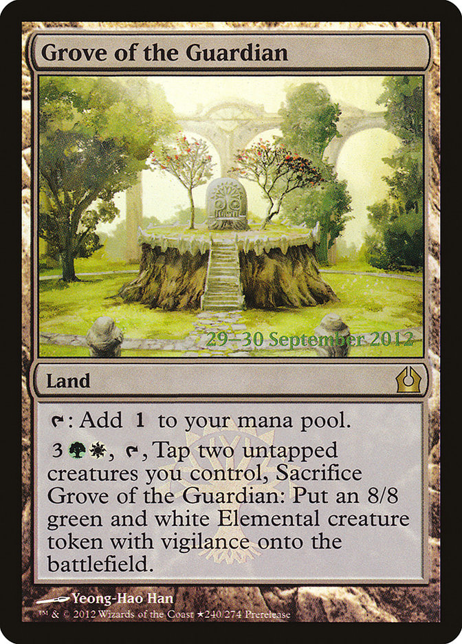 Grove of the Guardian [Return to Ravnica Prerelease Promos] | Black Swamp Games
