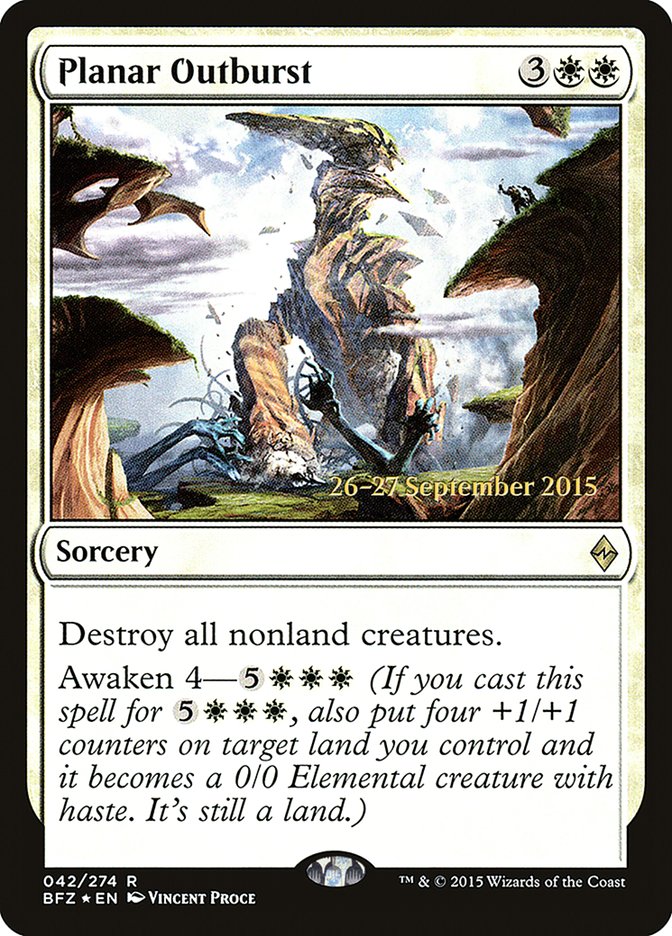 Planar Outburst [Battle for Zendikar Prerelease Promos] | Black Swamp Games