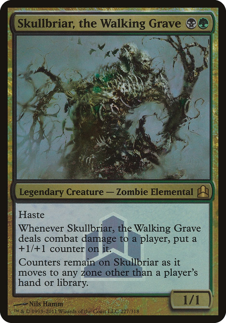 Skullbriar, the Walking Grave (Launch) (Oversized) [Commander 2011 Oversized] | Black Swamp Games