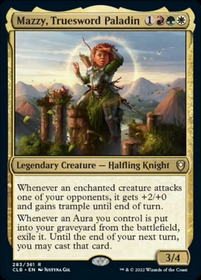 Mazzy, Truesword Paladin [Commander Legends: Battle for Baldur's Gate] | Black Swamp Games