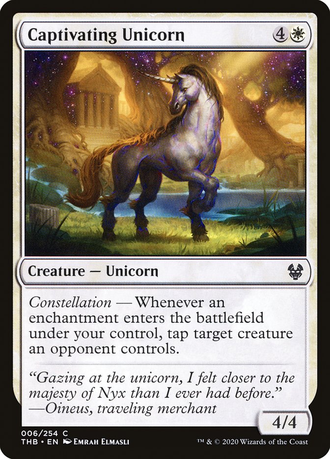 Captivating Unicorn [Theros Beyond Death] | Black Swamp Games