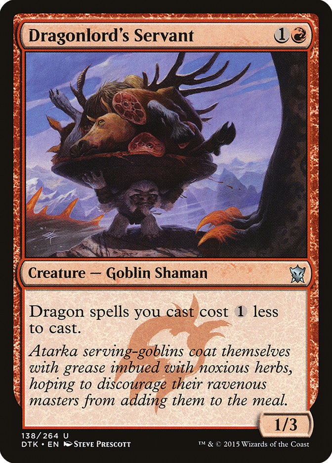 Dragonlord's Servant [Dragons of Tarkir] | Black Swamp Games