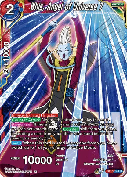 Whis, Angel of Universe 7 (BT16-140) [Realm of the Gods] | Black Swamp Games