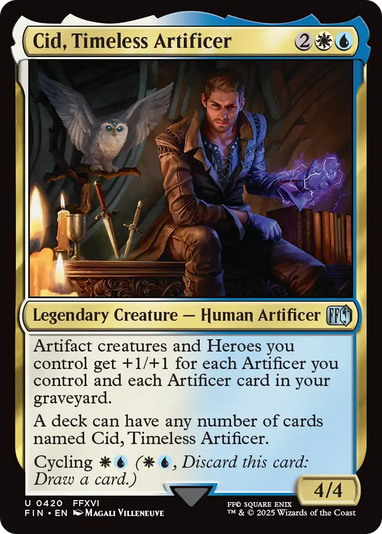Cid, Timeless Artificer (0420) [FINAL FANTASY] | Black Swamp Games