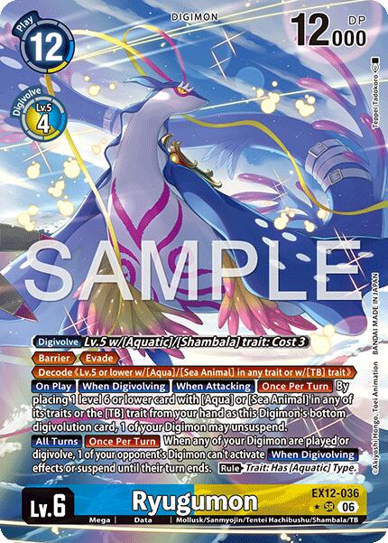 Ryugumon [EX12-036] (Alternate Art) [Digital World Shambala] | Black Swamp Games