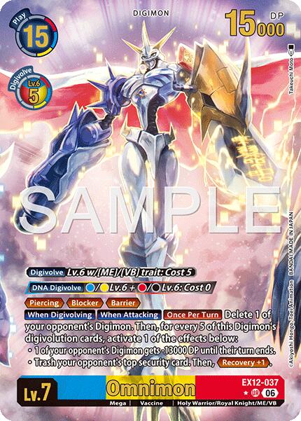 Omnimon [EX12-037] (Alternate Art) [Digital World Shambala] | Black Swamp Games