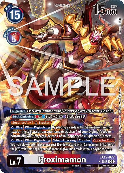 Proximamon [EX12-077] (Alternate Art) [Digital World Shambala] | Black Swamp Games