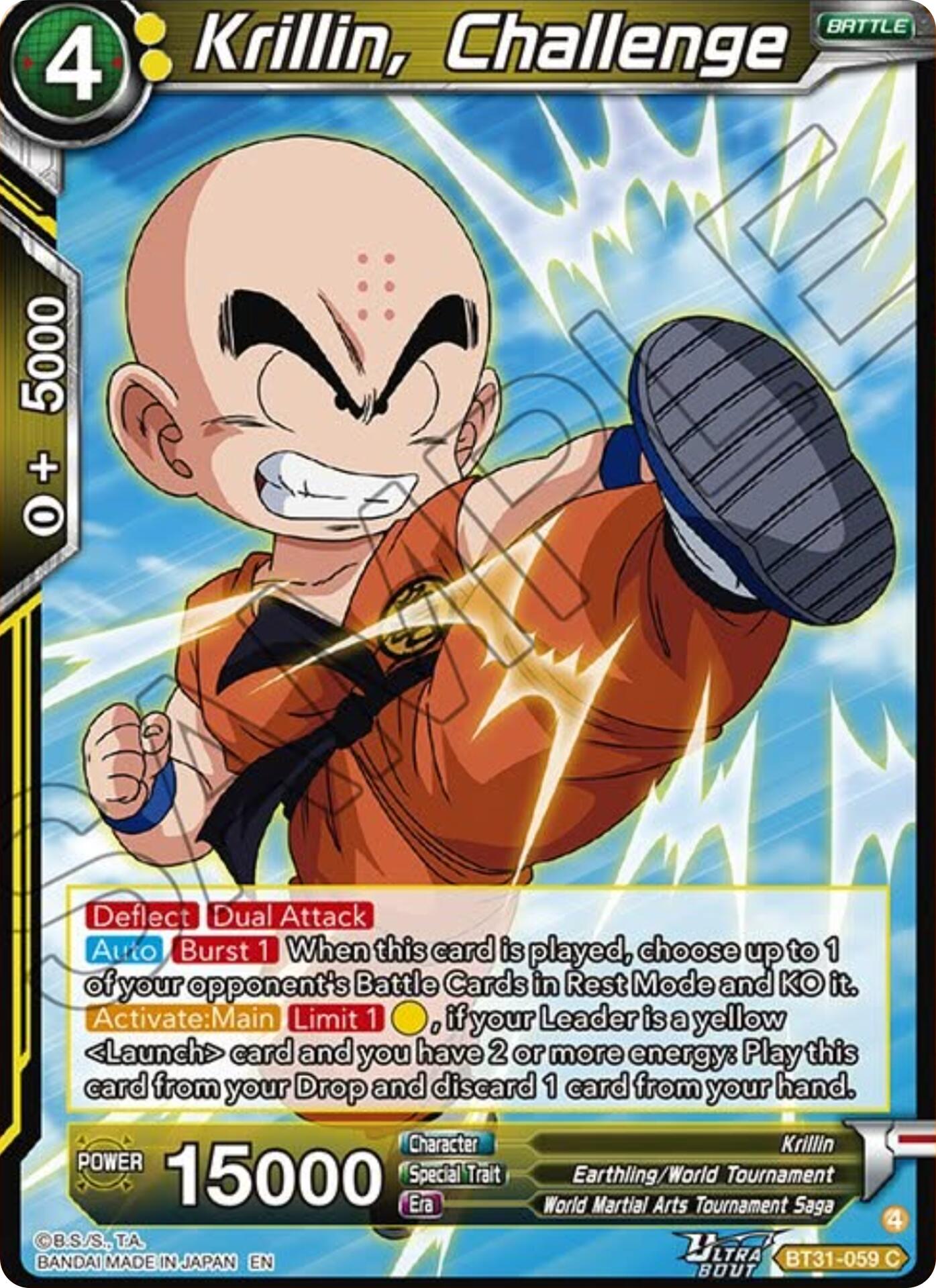 Krillin, Challenge (BT31-059) [Impact Beyond Dimensions] | Black Swamp Games