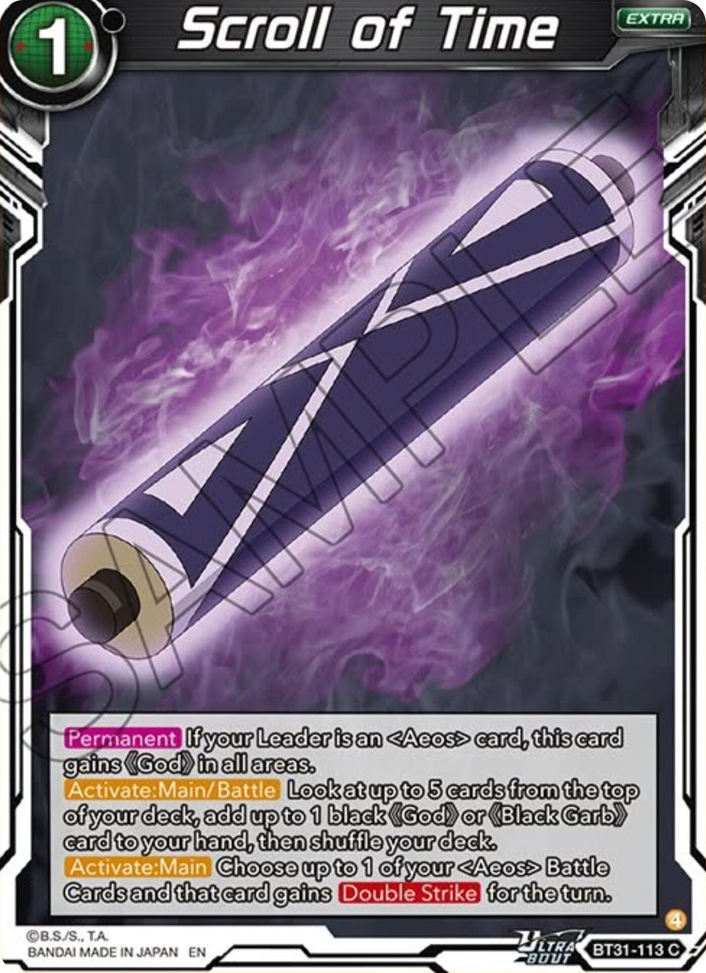 Scroll of Time (BT31-113) [Impact Beyond Dimensions] | Black Swamp Games