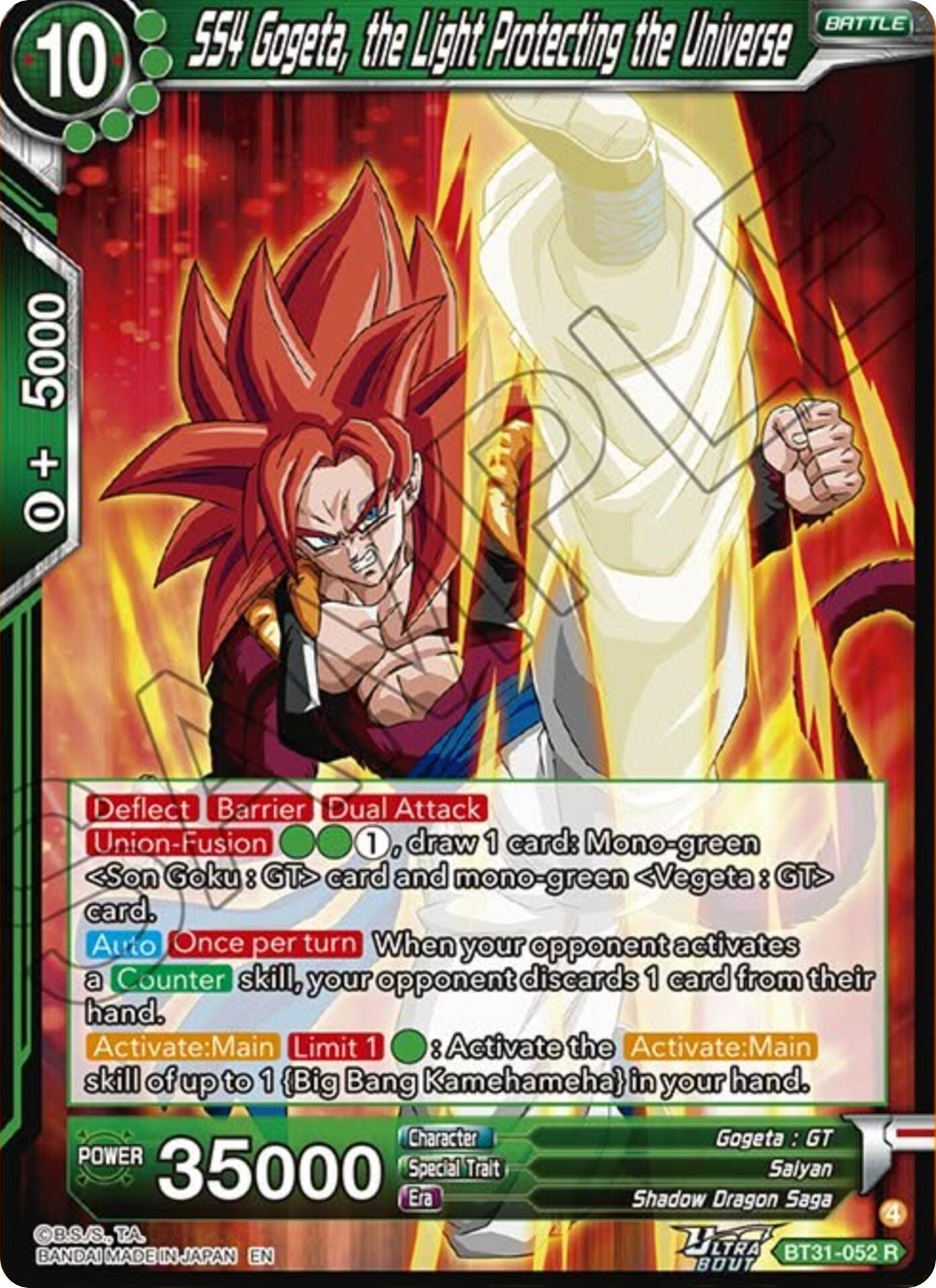 SS4 Gogeta, the Light Protecting the Universe (BT31-052) [Impact Beyond Dimensions] | Black Swamp Games
