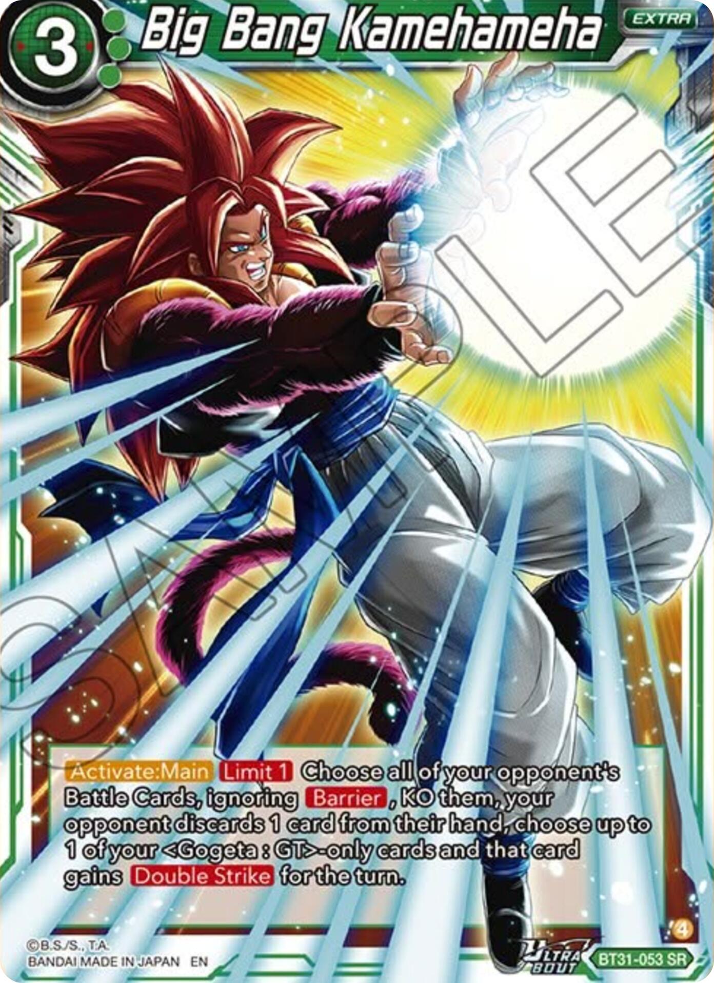 Big Bang Kamehameha (BT31-053) [Impact Beyond Dimensions] | Black Swamp Games