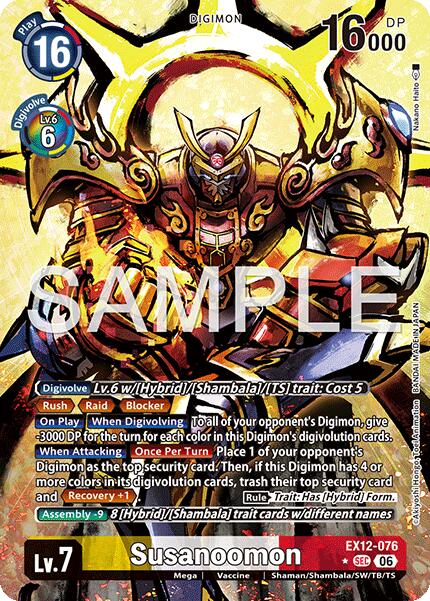 Susanoomon [EX12-076] (Alternate Art) [Digital World Shambala] | Black Swamp Games