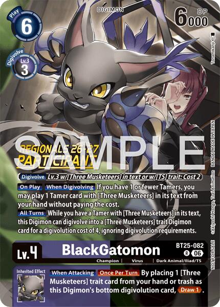 BlackGatomon [BT25-082] (Regionals 26-27 Season 2 Participant) [Dual Revolution] | Black Swamp Games