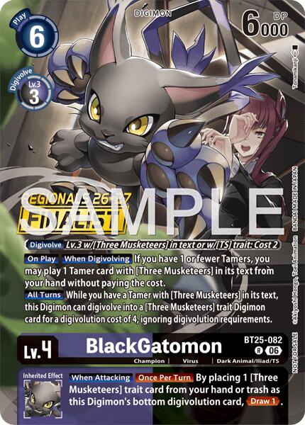 BlackGatomon [BT25-082] (Regionals 26-27 Season 2 Finalist) [Dual Revolution] | Black Swamp Games