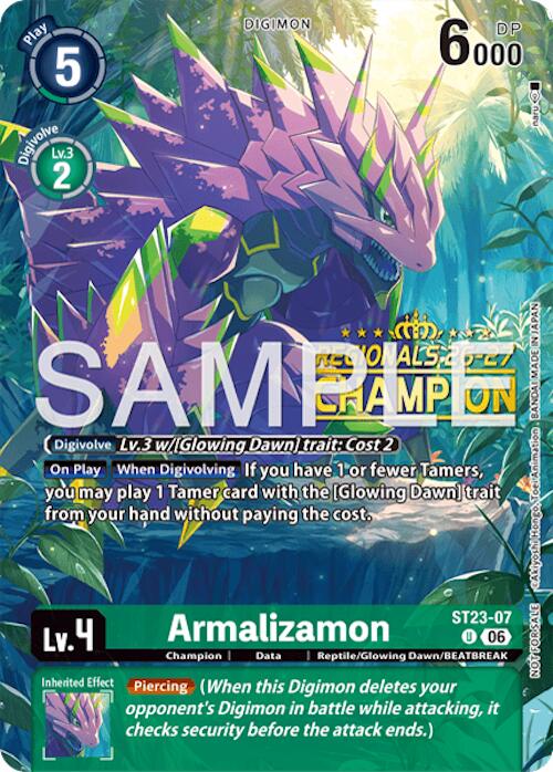 Armalizamon [ST23-07] (Regionals 26-27 Season 2 Champion) [Starter Deck: Beatbreak] | Black Swamp Games