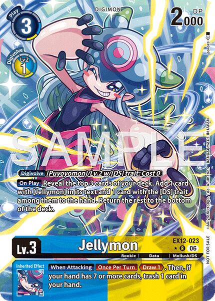 Jellymon [EX12-023] (Box Topper) [Digital World Shambala] | Black Swamp Games
