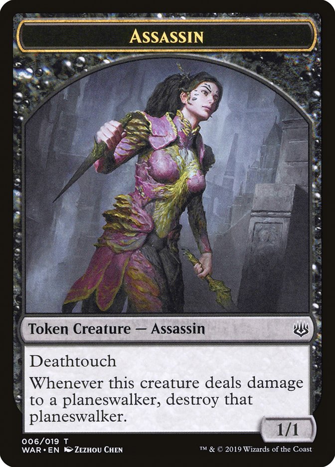 Assassin Token [War of the Spark Tokens] | Black Swamp Games