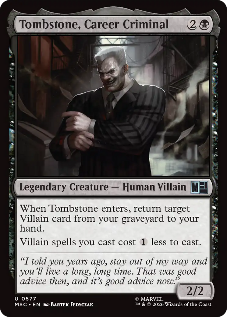Tombstone, Career Criminal [Marvel Super Heroes Commander] | Black Swamp Games