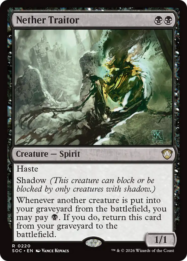 Nether Traitor [Secrets of Strixhaven Commander] | Black Swamp Games