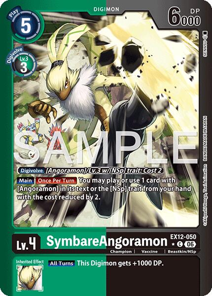 SymbareAngoramon [EX12-050] (Limited Foil) [Digital World Shambala] | Black Swamp Games