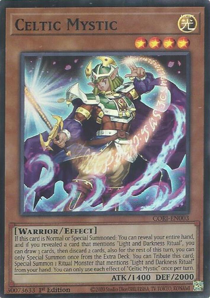Celtic Mystic [CORI-EN003] Super Rare | Black Swamp Games
