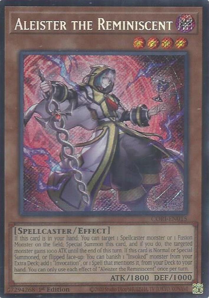 Aleister the Reminiscent [CORI-EN015] Secret Rare | Black Swamp Games