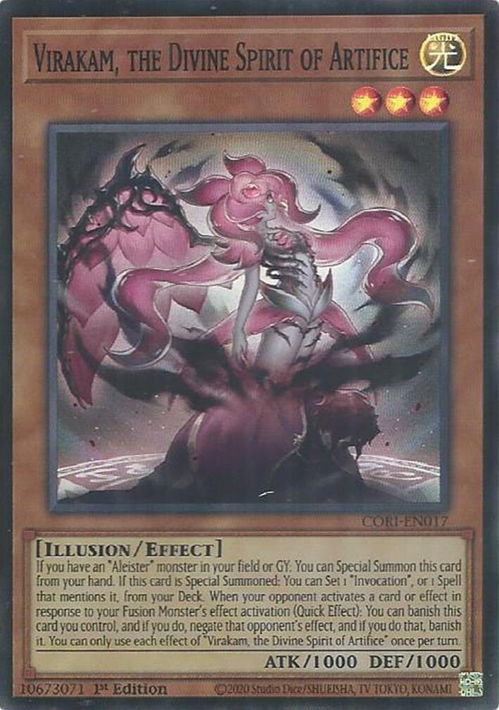 Virakam, the Divine Spirit of Artifice [CORI-EN017] Super Rare | Black Swamp Games