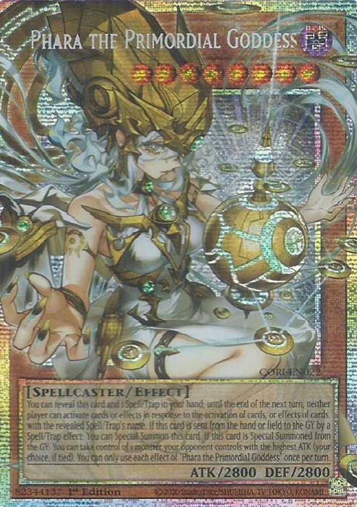 Phara the Primordial Goddess (Starlight Rare) (Extended Art) [CORI-EN022] Starlight Rare | Black Swamp Games