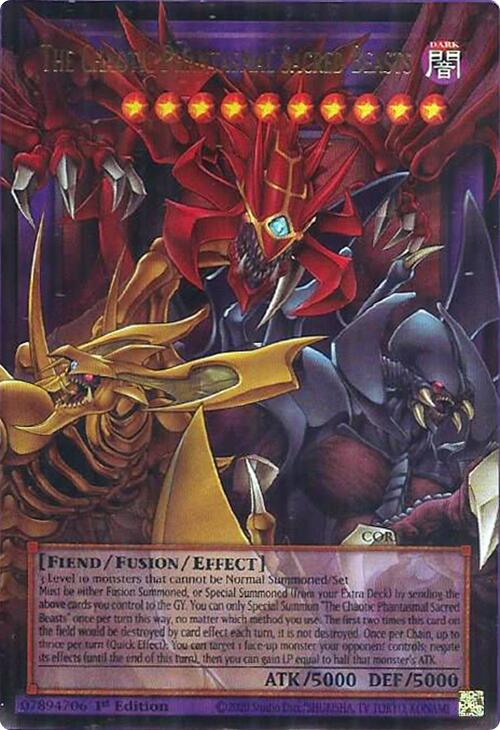 The Chaotic Phantasmal Sacred Beasts [CORI-EN029] Ultra Rare | Black Swamp Games