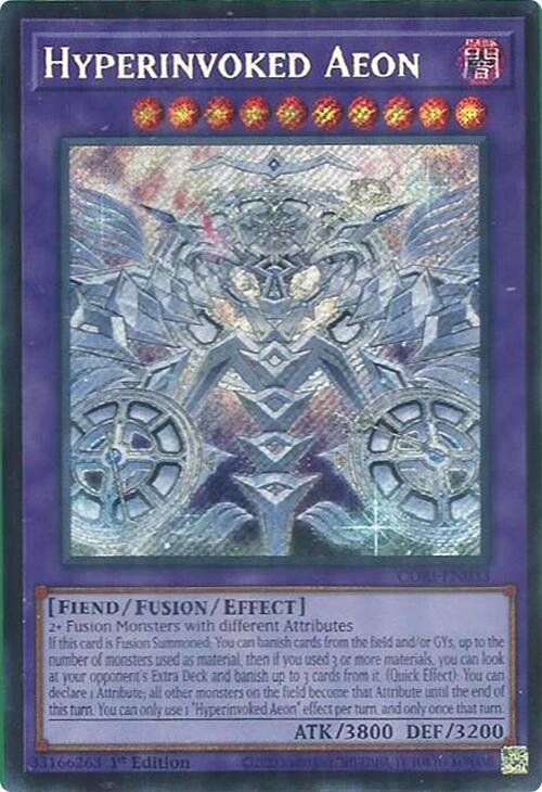 Hyperinvoked Aeon [CORI-EN033] Secret Rare | Black Swamp Games