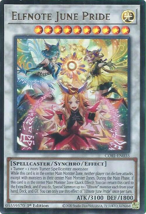 Elfnote June Pride [CORI-EN035] Ultra Rare | Black Swamp Games