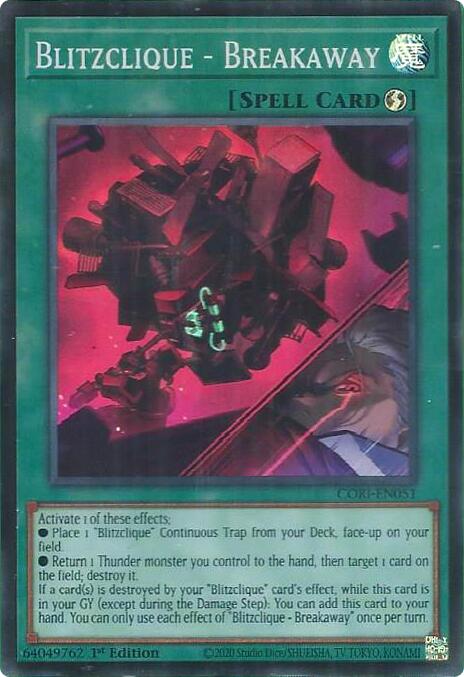 Blitzclique - Breakaway [CORI-EN051] Super Rare | Black Swamp Games