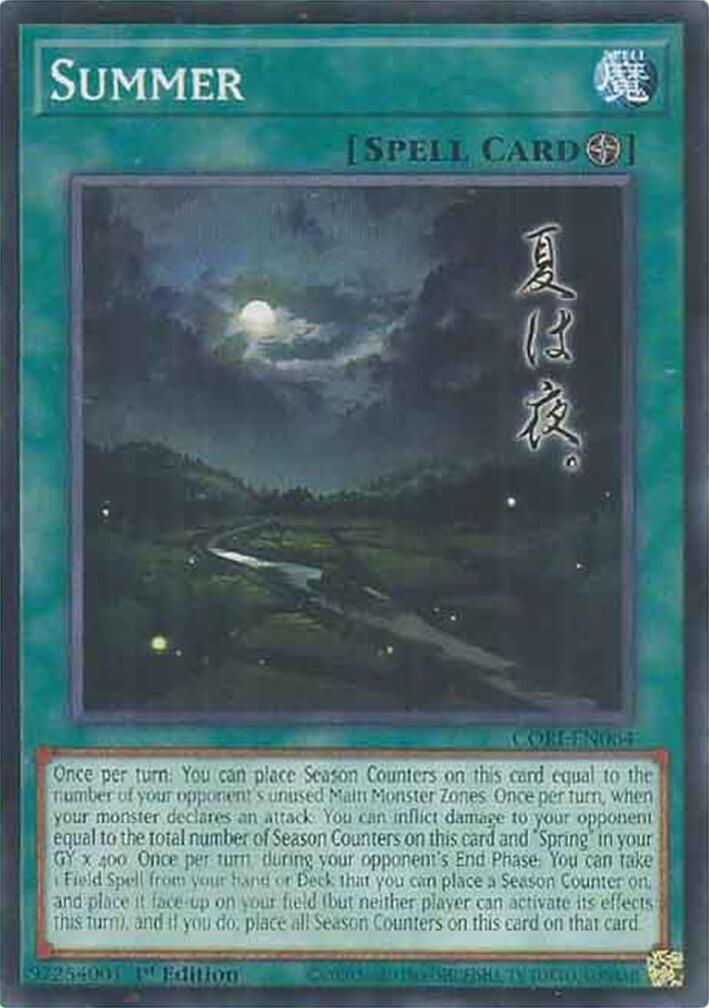 Summer [CORI-EN064] Common | Black Swamp Games